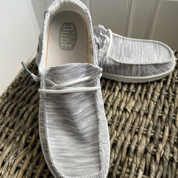 Hey Dude Shoes - 🆕 Women's Hey Dudes Gray, Slip-On Loafers, Moccasin Style Size 11 NEW